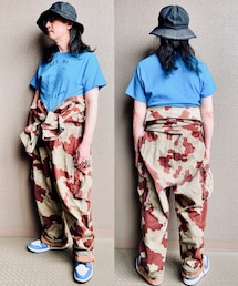 MILITARY | 伊軍サンマルコカモつなぎ (つなぎ/オールインワン)