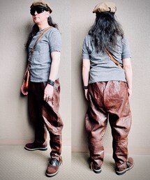 VINTAGE | レザーブリーチーズ(その他パンツ)