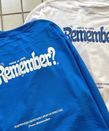 REMEMBER | Tシャツ/カットソー