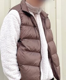 UNIQLO | おそらく新作のもこもこフリースになります。ハーフボタンになっていて使い心地が良いです！(その他アウター)