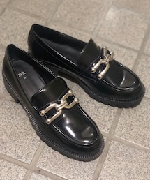 ZARA | ヒール4cm トラックソール(ローファー)