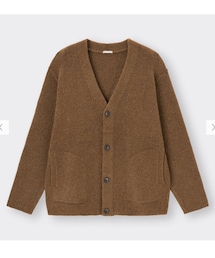 GU | ブラッシュドヤーンカーディガン　サイズM(カーディガン/ボレロ)