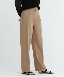 UNIQLO | タックワイドパンツ(ワンタック・丈長め76cm)サイズM(パンツ)