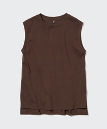 UNIQLO | エアリズムコットンクルーネックt  L(Tシャツ/カットソー)