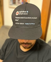 Virgil Abloh | Dreams come true when you don't sleep.(キャップ)