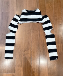 WEGO | WEGO/【一部店限定】カットアウトマイクロショートT(Tシャツ/カットソー)