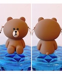 LINEのブラウンの「バッグ(ショルダーバッグ)」