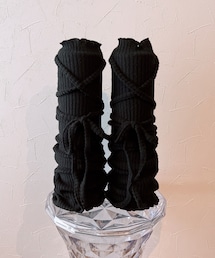 レッグウォーマー | リボン付き♡(レッグウォーマー)