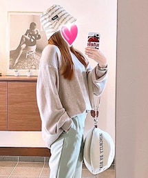 koe | 天竺編みクルーネックニット*(ニット/セーター)