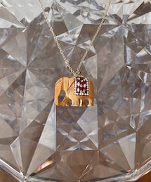 ゾウさんネックレス | 背中にかけてる絨毯みたいなの好き♡(ネックレス)