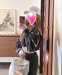 しまむら | ライン入りクロップド丈♡(ジャケット/アウター)