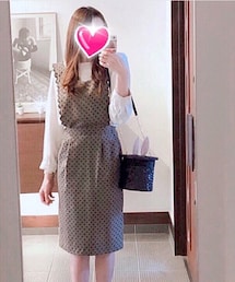 cortesworks | ドット柄♡(ジャンパースカート)