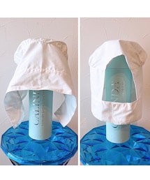 ボンネット帽 | 勝手に2way🙋‍♀️本来左側・邪道なアレンジ右側(笑)(帽子)