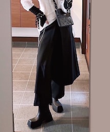 free pedple home made | パンツの上にスカートが重なったデザイン♡(その他パンツ)