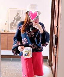 PUNYUS | ロゴジャガードニット(ニット/セーター)