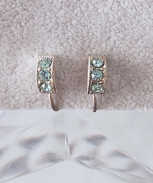 アクアマリン・イヤリング | アクアマリン×シルバー♡(イヤリング)