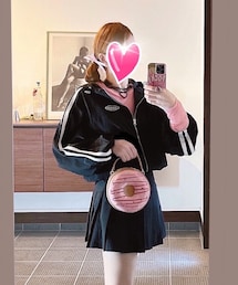 ナイロンパーカー | ライン入り♡(その他アウター)