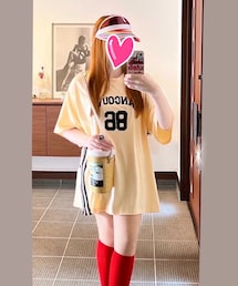 LYEON | サイドラインビッグシルエットTシャツ(Tシャツ/カットソー)