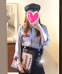 ZARA | 赤のラインがポイント♡(シャツ/ブラウス)