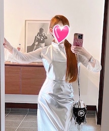 メタリックトップス | クロップド丈♡(トップス)