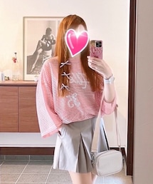 Alley by w closet | 【Alley】メッシュロゴBigTシャツ(Tシャツ/カットソー)