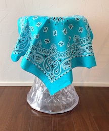 Village Vanguard | 水色のバンダナ♡(バンダナ/スカーフ)