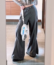 WESTBOY | ベルテッドワイドスラックスWO23S2PT01【WB ORIGINALS】【2023SS】(スラックス)