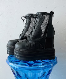 メッシュブーツ | 14cmヒールの厚底♡(ブーツ)