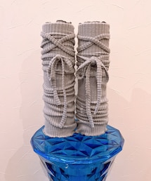 レッグウォーマー | リボン付き♡(レッグウォーマー)