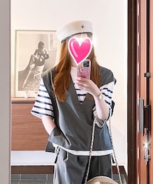 MERLOT | サイドオープンVネックベスト(ベスト)