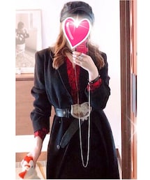H&M | 赤×黒のイカツイ派手柄♡(シャツ/ブラウス)