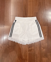 ライン入りショートパンツ | レース付き♡(パンツ)