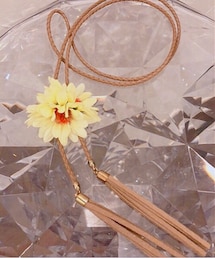 お花ループタイ | 胸元がパッと明るくなります♬(アクセサリー)