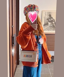 coca（coca） | メンズ両畦編みオーバーカーディガン(カーディガン/ボレロ)