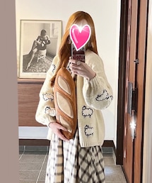 羊カーディガン | 羊いっぱい🤗(カーディガン/ボレロ)