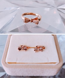 etc | ピンクゴールド♡リボン型(アクセサリー)