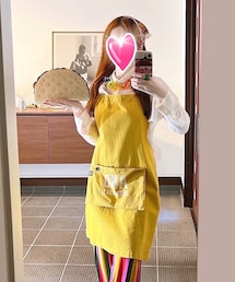 AND PACKABLE | ポケットにエプロンを収納可能🙆‍♀️(エプロン)