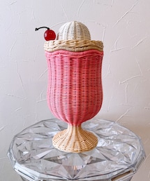 ACCOMMODE | ピンクのクリームソーダ♡かごバッグ(ショルダーバッグ)