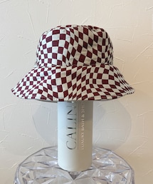 JEANASIS | リバーシブルフラッグチェックバケハ/266903(ハット)