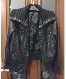 MICHAEL KORS | リアルレザー・古着・丈短め(ブルゾン)