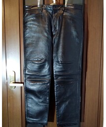 theory | 羊革の生地・古着・傷みあり(その他パンツ)