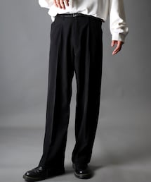 SITRY | T/R wide tapered pants/ワイド テーパード パンツ(スラックス)