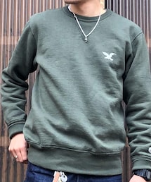 【新品】テンダーロイン ⭐️スウェット　カーキ　L UnitedAthle 10.0ozクルーネックスウェット（裏パイル） 5044-01