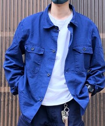 EUROWORK | ユーロ ヘリンボーン ワークジャケット size. 不明(カバーオール)