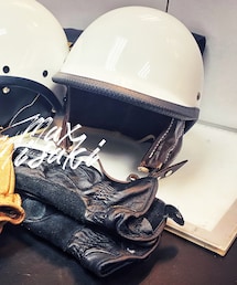 Handmade by Misaki皮革helmet | ファッション雑貨