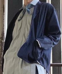 NOWHAW | “day”pajama/#denim(セットアップ)(テーラードジャケット)