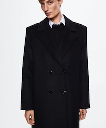MANGO | コート .-- NIRVANA （ブラック）商品番号 ：MA1658EW26489 ブランド商品番号 ：37055142 99 色 ：ブラック（99） 素材 ：素材: 77% ウール 21% ポリアミド 2% ポリエステル. 裏地: 55% レーヨン 45% ポリエステル. スリーブ(袖） 裏地: 51% レーヨン 49% ポリエステル. 1360.0g(チェスターコート)