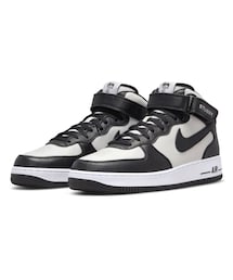 NIKE | AIR FORCE 1 MID × stussy Black and Light Bone(スニーカー)