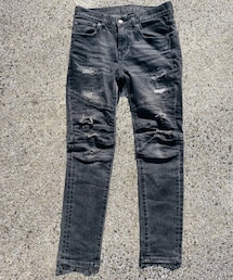 glamb | ダメージバイカーデニム(デニムパンツ)