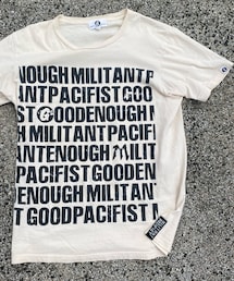 GOODENOUGH | GE×MILITANT PACIFIST×FABRICK  コラボT 2014(Tシャツ/カットソー)